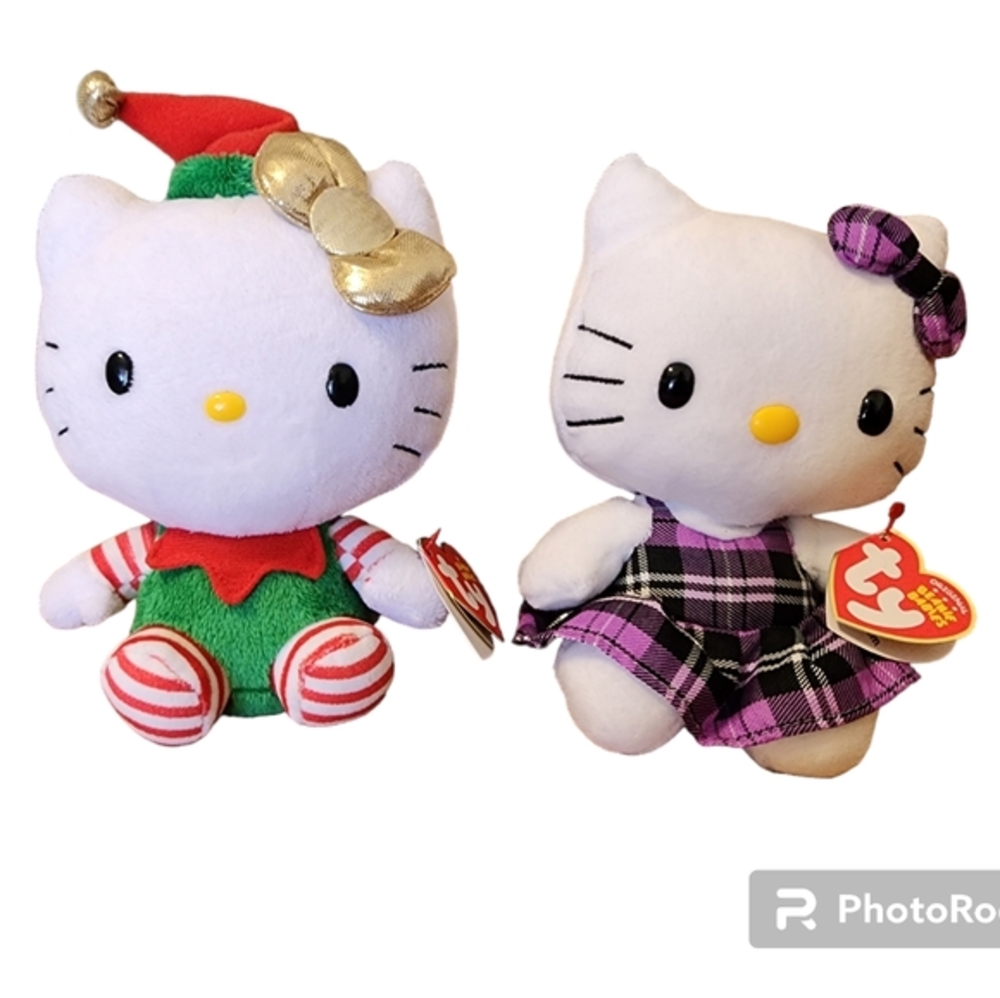 Hello kitty ty original‎ by samrio beanie babies bundle